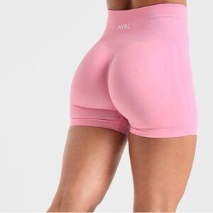 AYBL Womens Empower Seamless Shorts - Baby Pink Size L $40